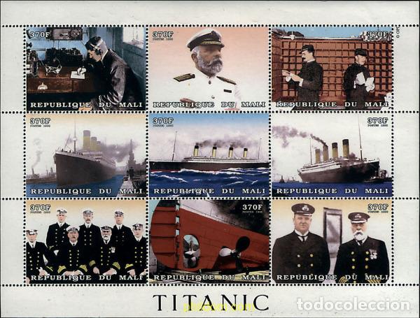 Sellos: 338092 MNH MALI 1998 EN RECUERDO DEL TITANIC