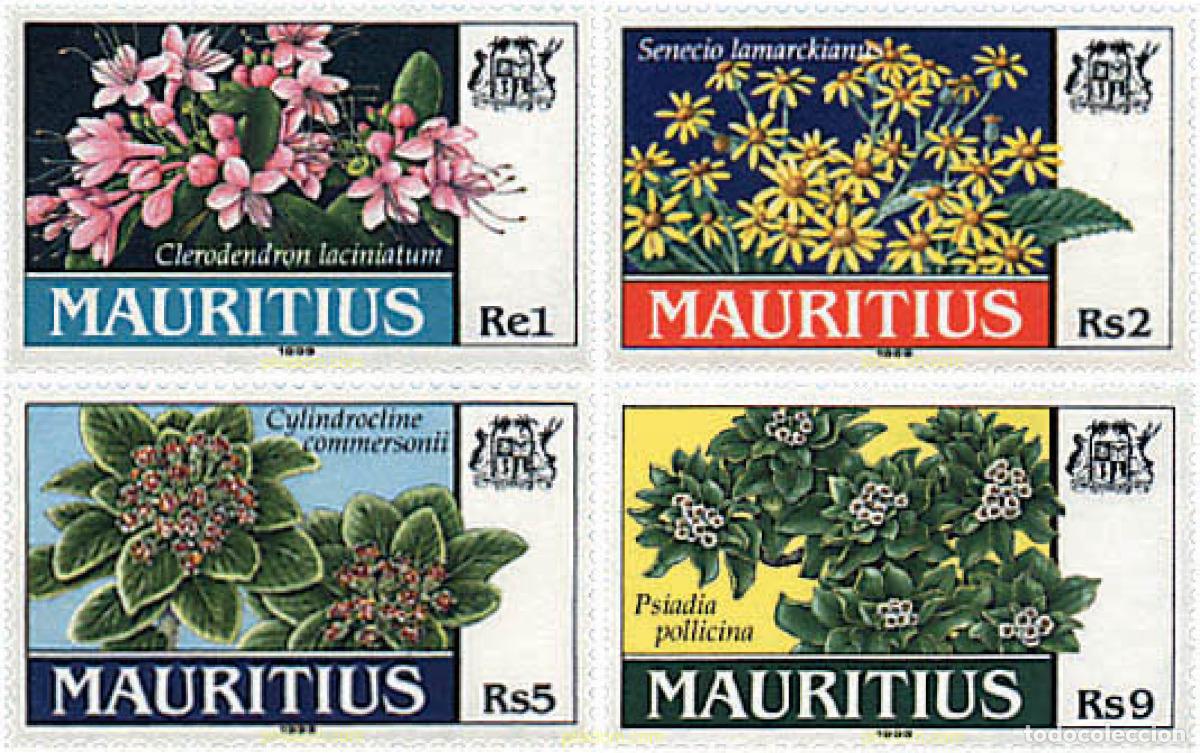 Sellos: 95551 MNH MAURICIO 1999 PLANTAS MEDICINALES