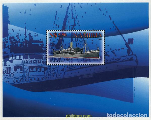 Sellos: 49204 MNH NAMIBIA 1999 EL BUQUE &rdquo;WINDHUK&rdquo;