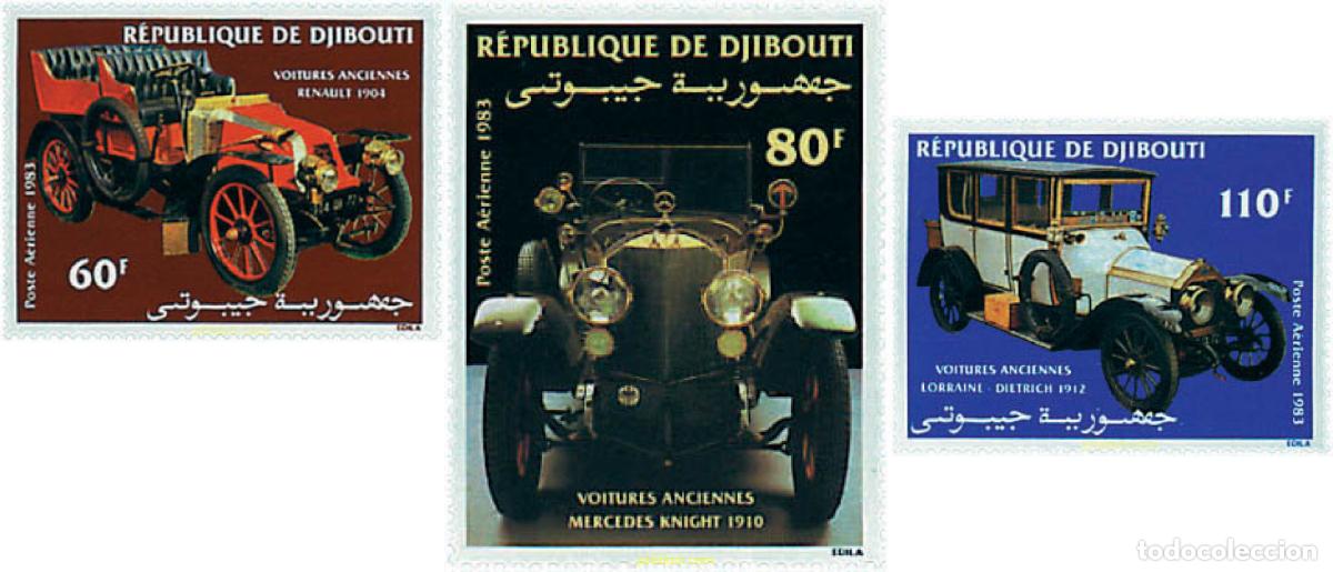Sellos: 45661 MNH DJIBOUTI 1983 COCHES ANTIGUOS
