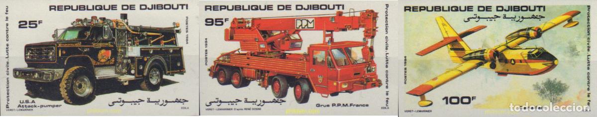 Sellos: 19419 MNH DJIBOUTI 1984 CUERPO DE BOMBEROS
