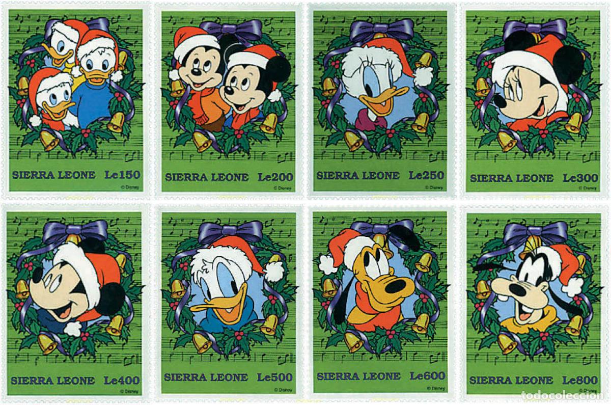 Sellos: 92266 MNH SIERRA LEONA 1997 NAVIDAD. PERSONAJES DE WALT DISNEY