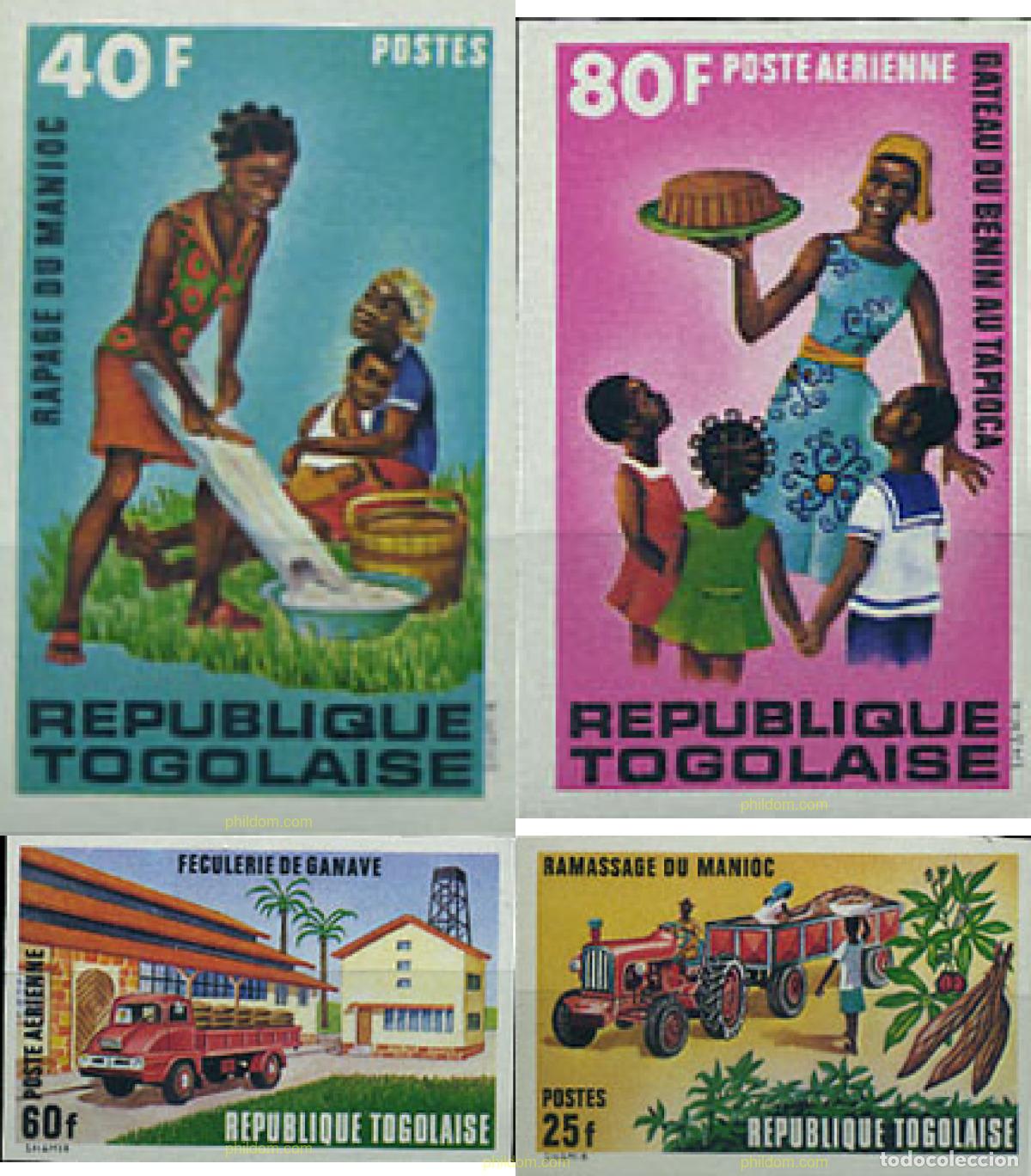 Sellos: 19439 MNH TOGO 1972 INDUSTRIA DE LA MANDIOCA