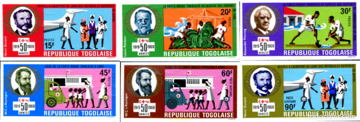 Sellos: 19435 MNH TOGO 1969 50 ANIVERSARIO DE LA LIGA DE SOCIEDADES DE LA CRUZ ROJA