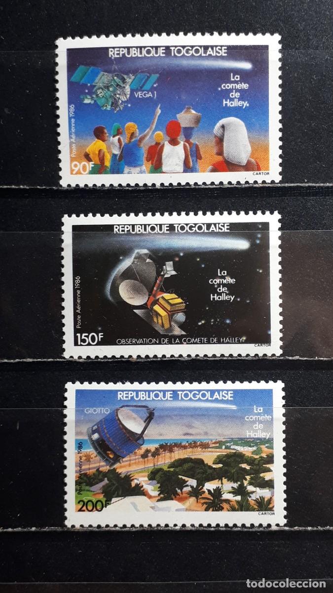 Sellos: TOGO. A&Ntilde;O 1986. **. YVERT A&eacute;reo 589/91