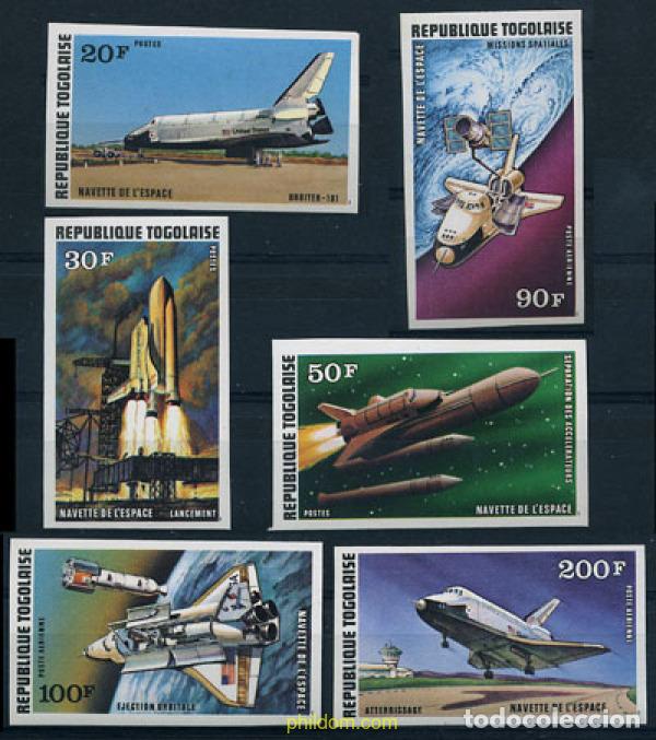 Sellos: 16706 MNH TOGO 1977 NAVE ESPACIAL ORBITER 101