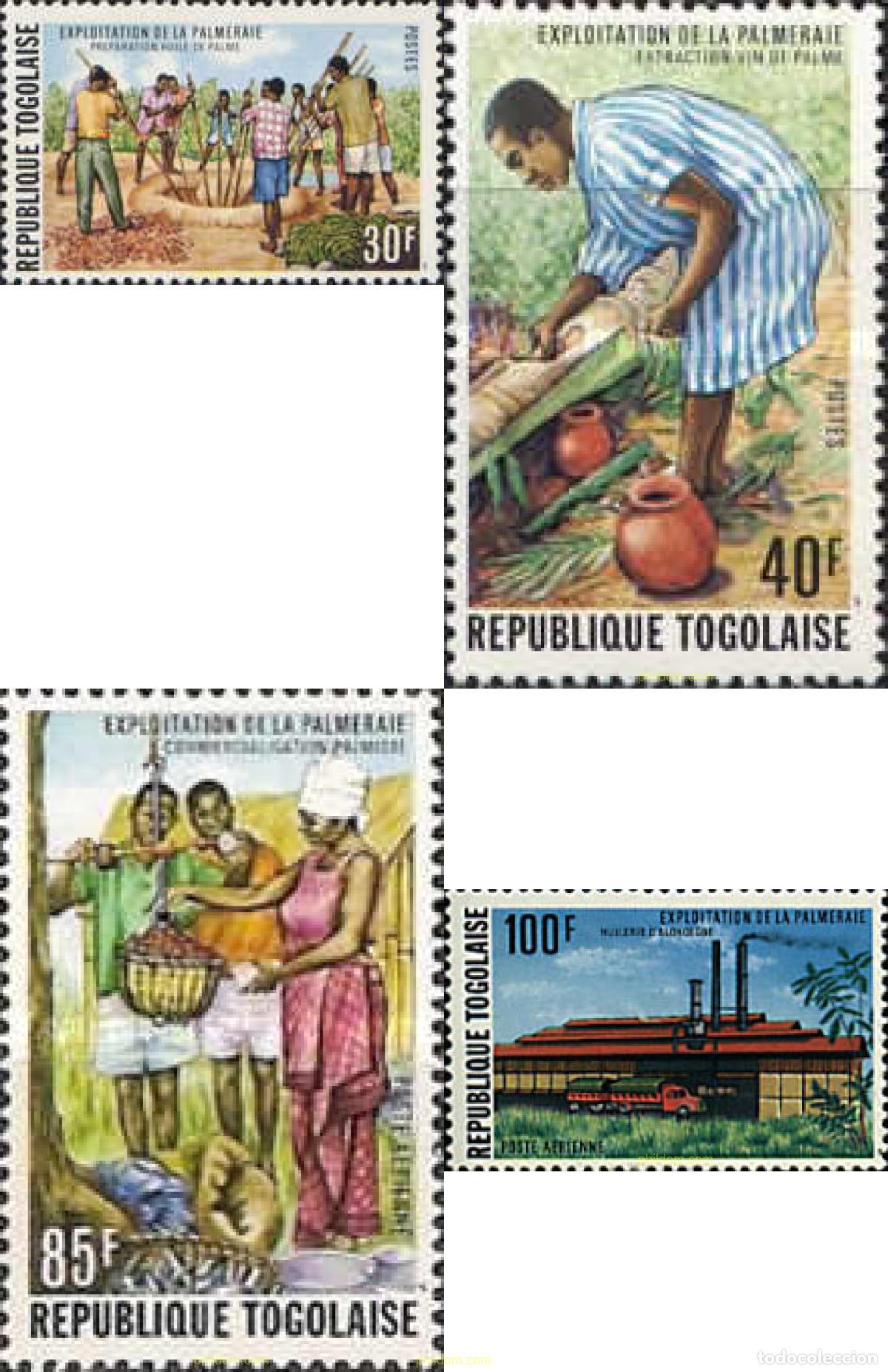 Sellos: 42339 MNH TOGO 1975 EXPLOTACION DE LAS PALMERAS
