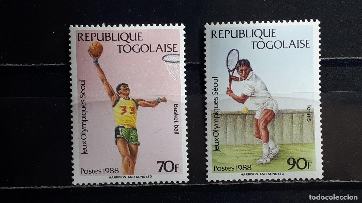 Sellos: TOGO. A&Ntilde;O 1988. **. YVERT 1230/1