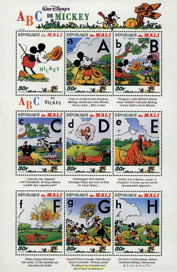 Sellos: 257566 MNH MALI 1996 ABC DE MICKEY MOUSE