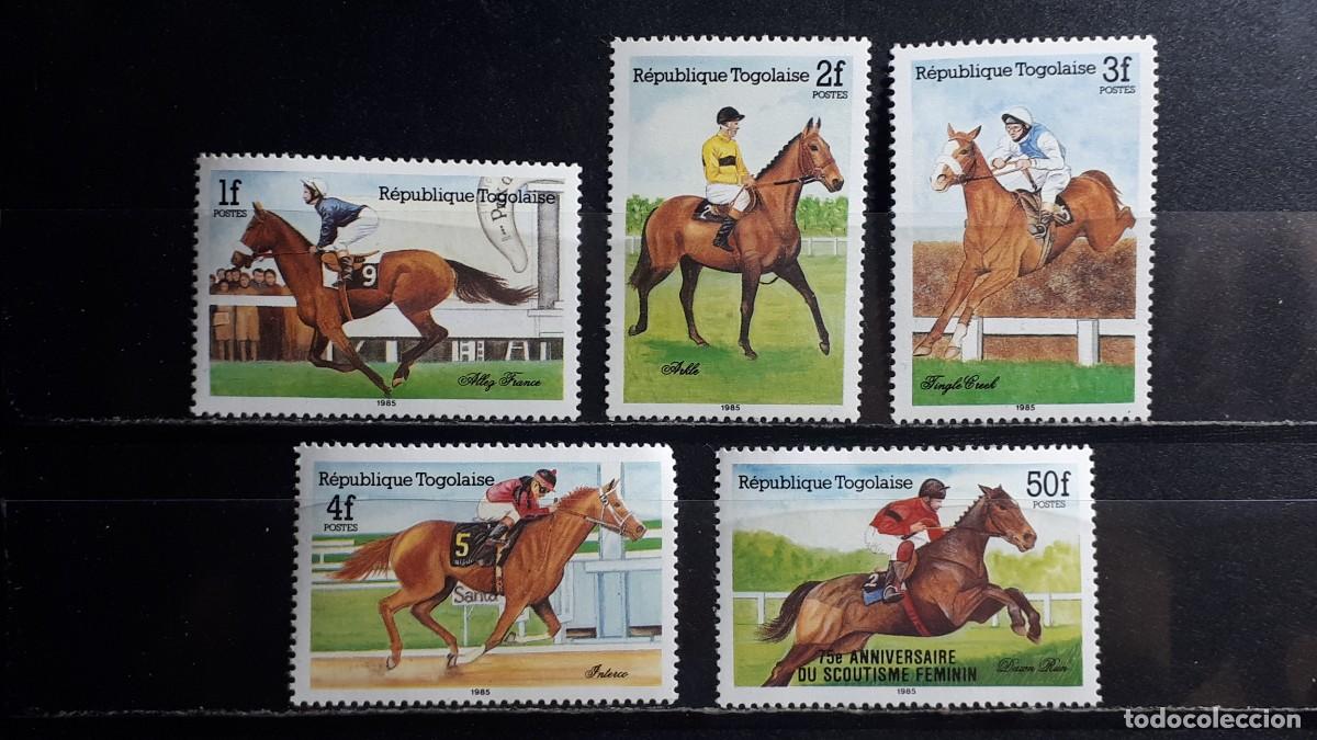 Timbres: TOGO. A&Ntilde;O 1985. **. YVERT 1172/6