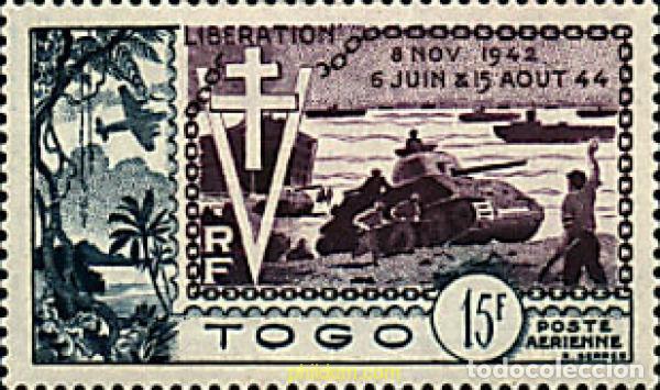 Timbres: 42318 MNH TOGO 1954 10 ANIVERSARIO DE LA LIBERACION