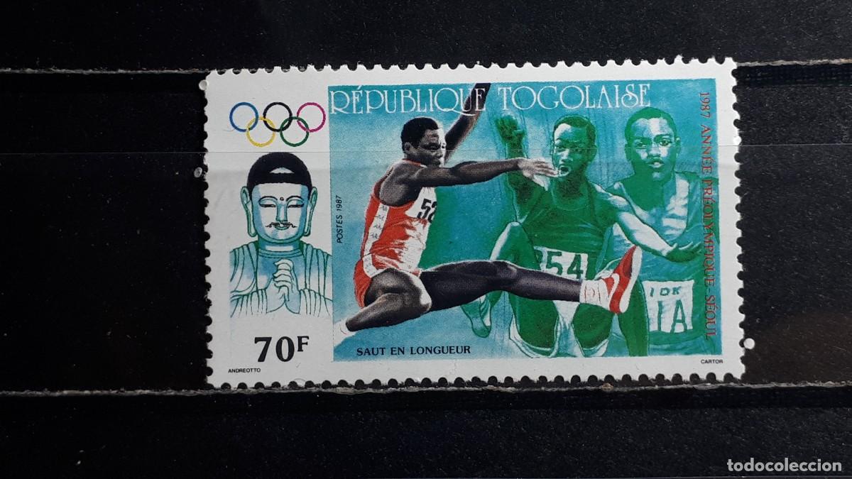 Selos: TOGO. A&Ntilde;O 1987. **. YVERT 1219