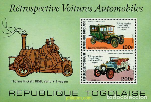 Selos: 49084 MNH TOGO 1977 AUTOMOVILES ANTIGUOS