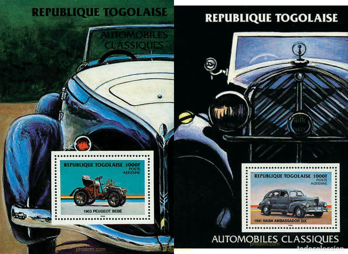 Sellos: 46348 MNH TOGO 1984 AUTOMOVILES ANTIGUOS
