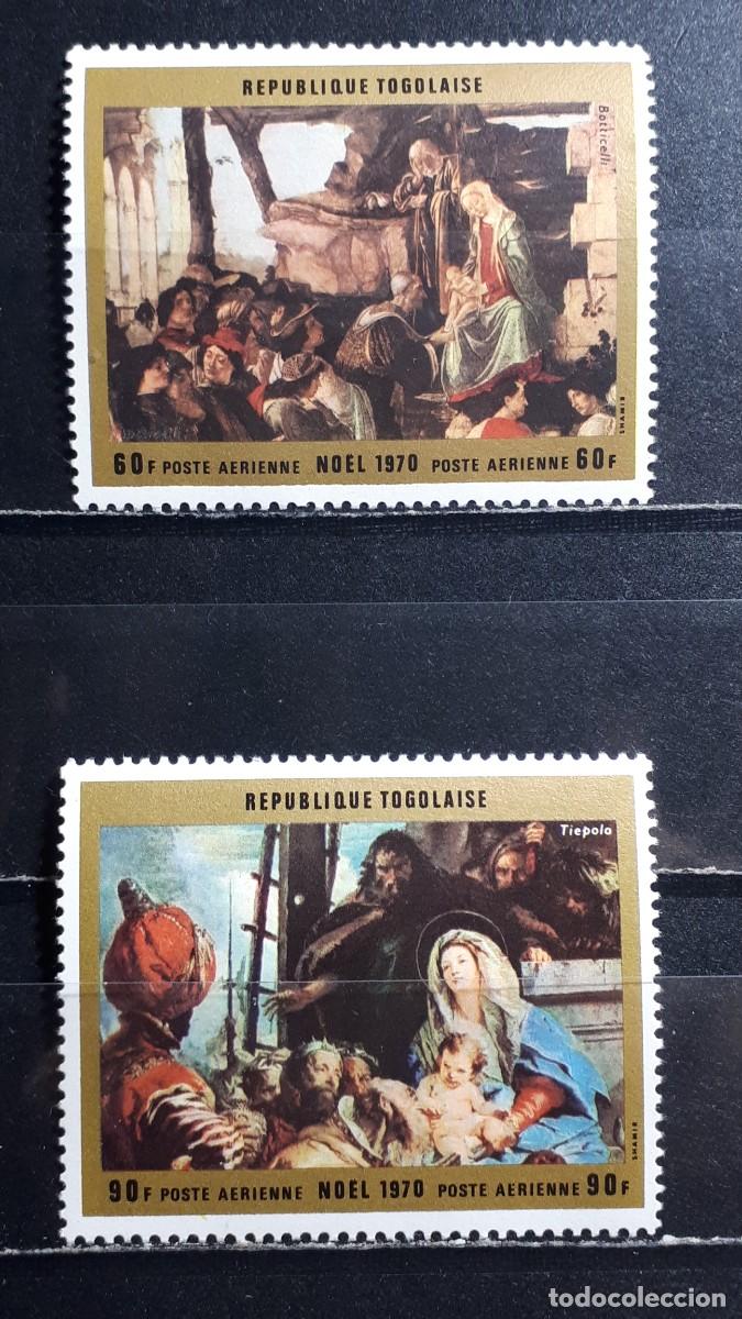Sellos: TOGO. A&Ntilde;O 1970. **. YVERT A&eacute;reo 143/4