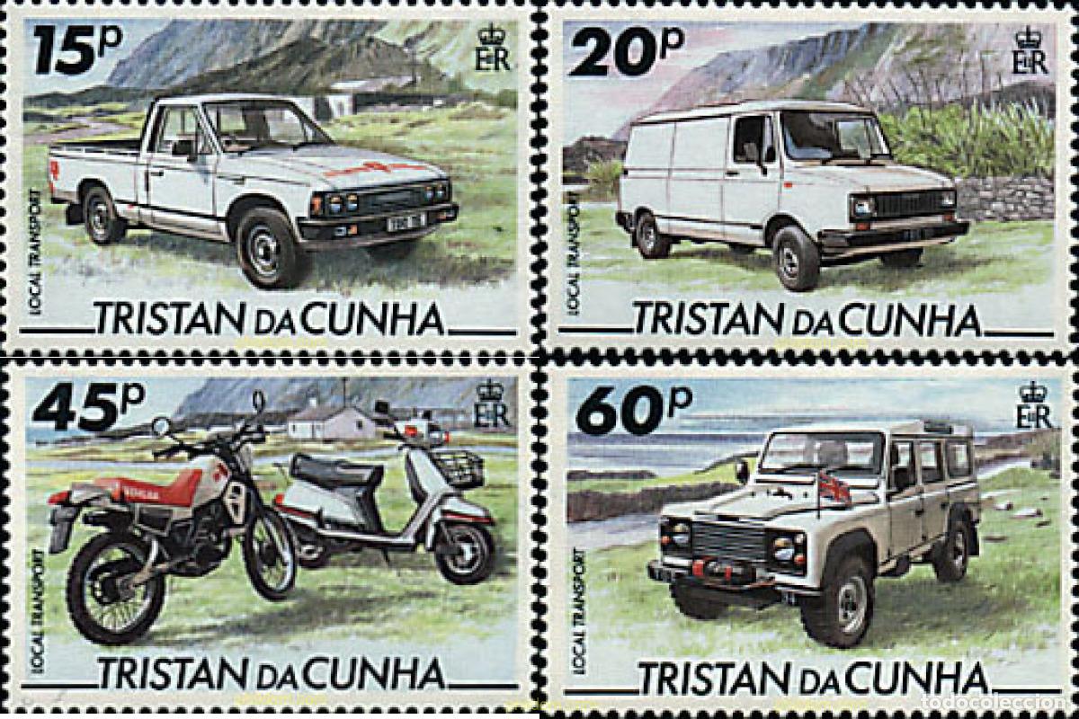 Sellos: 42733 MNH TRISTAN DA CUNHA 1995 MEDIOS DE TRANSPORTE LOCALES