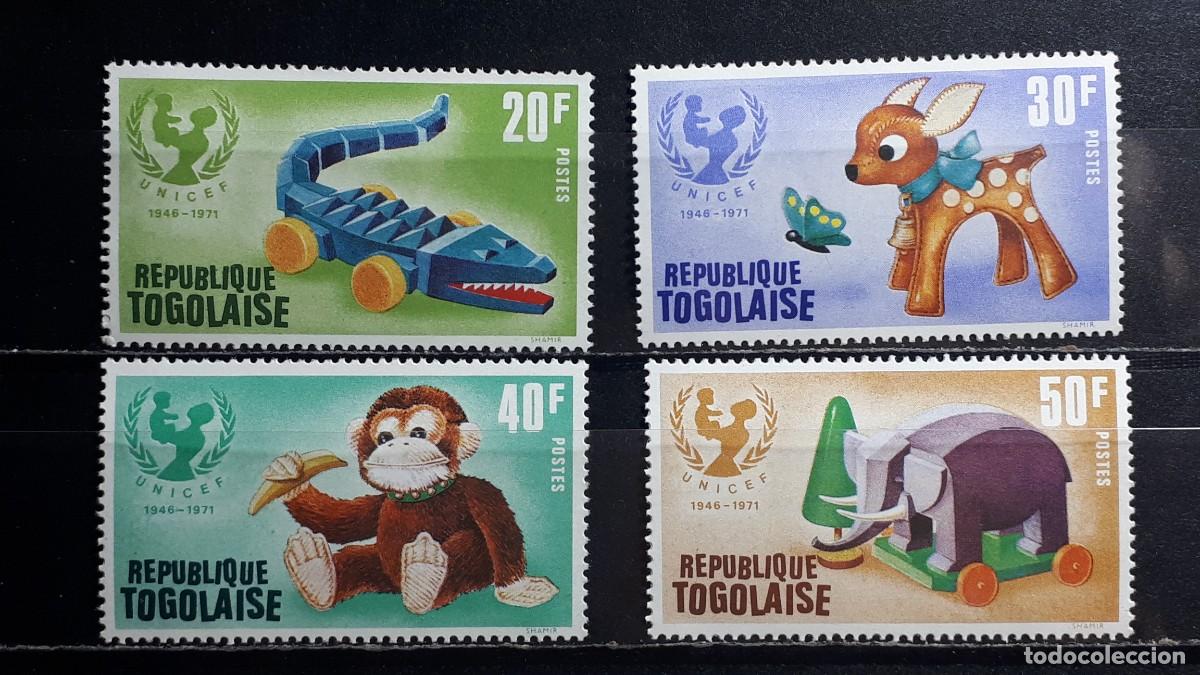 Timbres: TOGO. A&Ntilde;O 1971. **. YVERT 727/30
