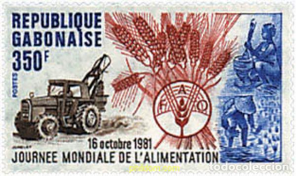 Timbres: 41119 MNH GABON 1981 DIA MUNDIAL DE LA ALIMENTACION