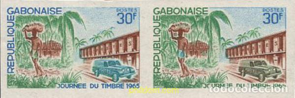 Timbres: 674315 MNH GABON 1965 DIA DEL SELLO
