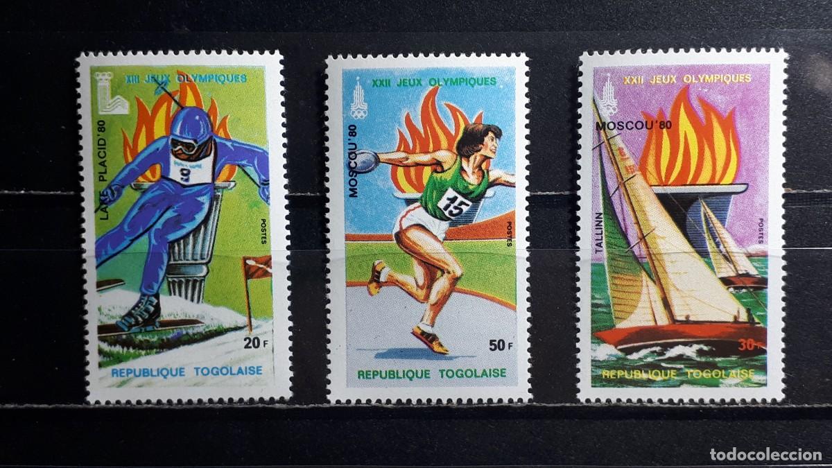 Sellos: TOGO. A&Ntilde;O 1979. **. YVERT 971/3