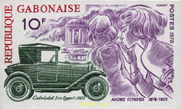Sellos: 221464 MNH GABON 1978 CENTENARIO DE ANDRE CITROEN