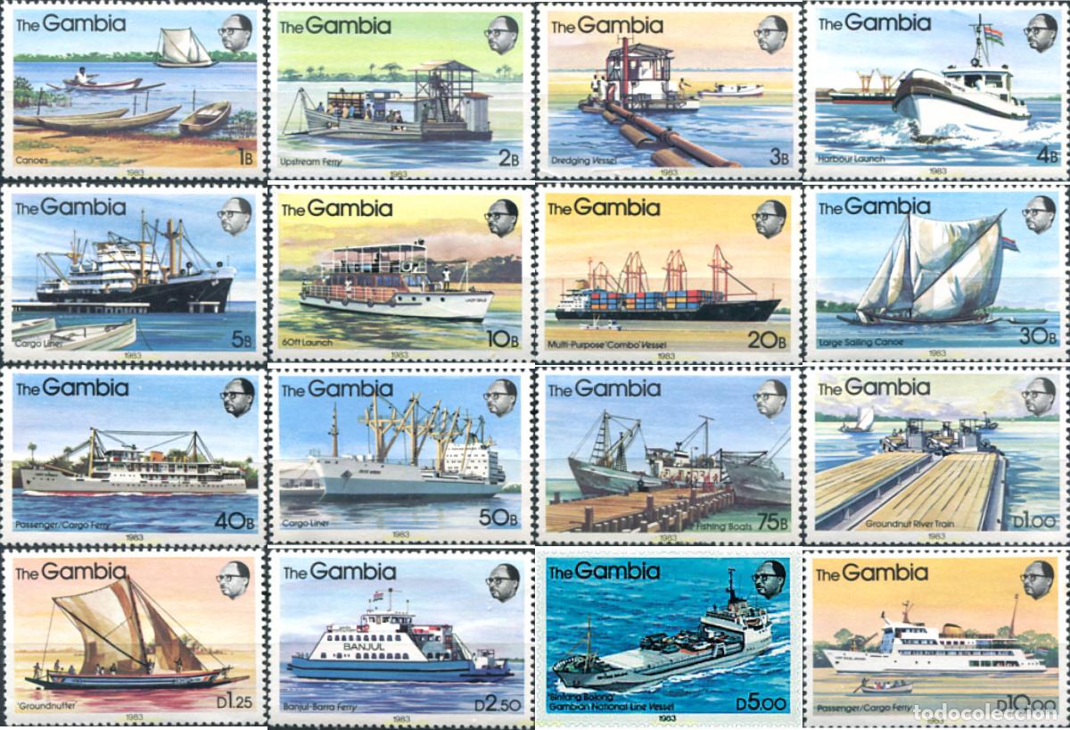 Sellos: 41146 MNH GAMBIA 1983 BARCOS