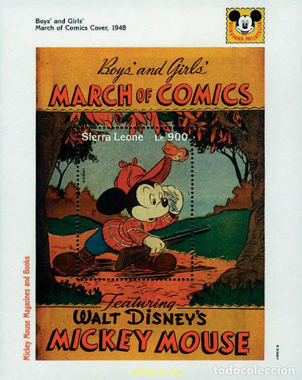 Sellos: 362345 MNH SIERRA LEONA 1992 LITERATURA DE MICKEY