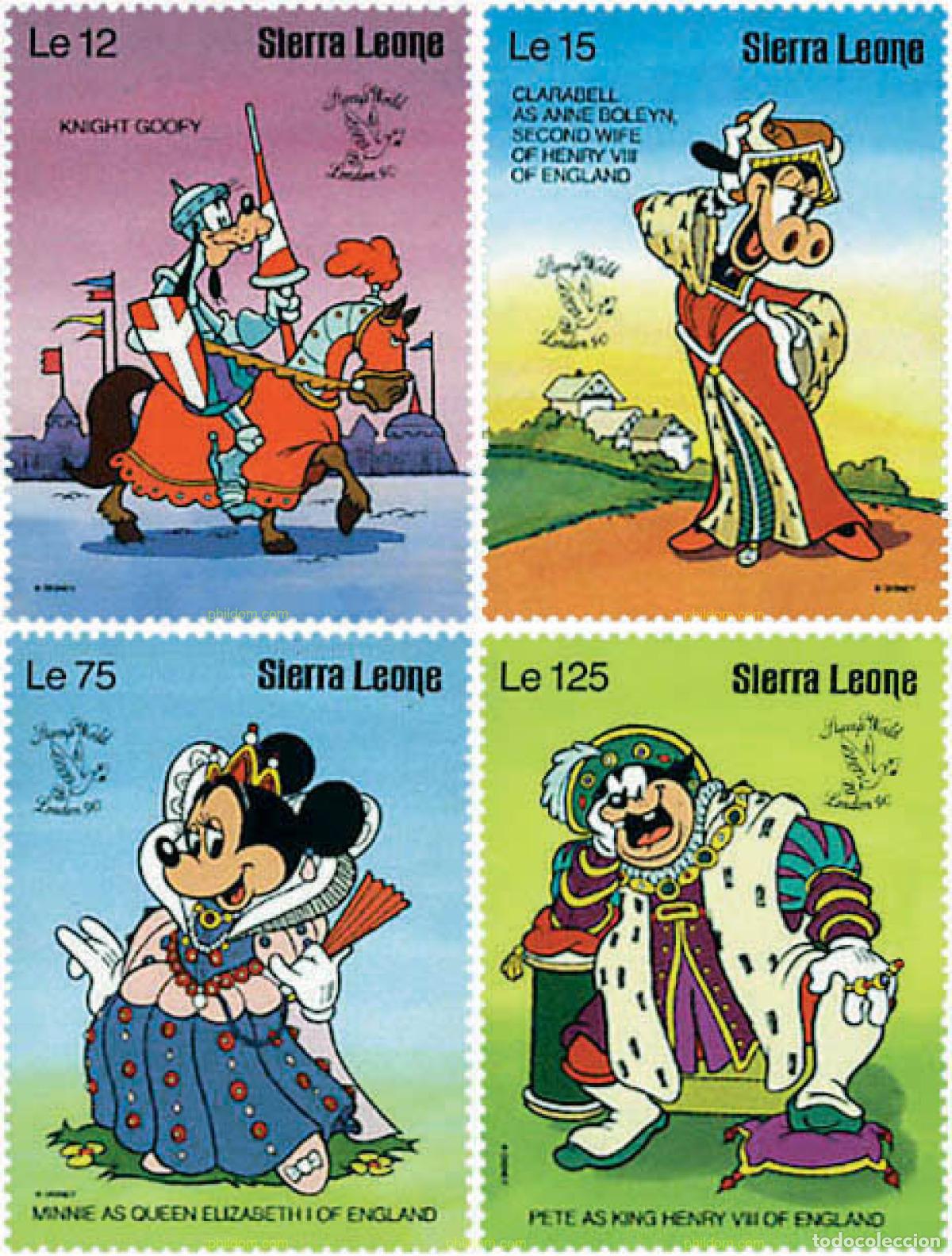 Sellos: 249512 MNH SIERRA LEONA 1990 LONDON 90. EXPOSICION FILATELICA INTERNACIONAL