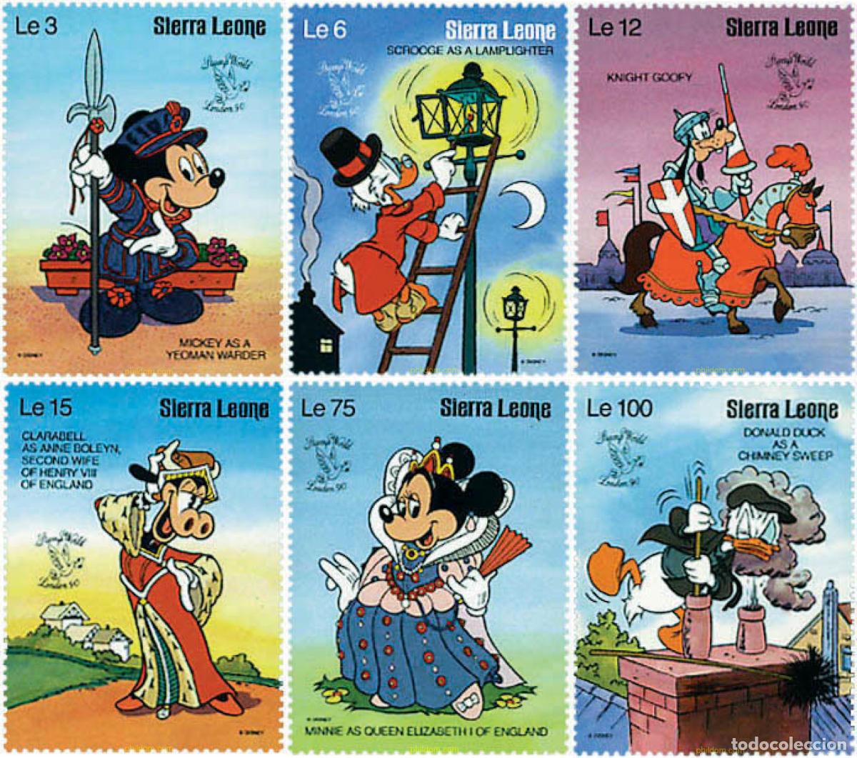 Stamps: 584341 MNH SIERRA LEONA 1990 LONDON 90. EXPOSICION FILATELICA INTERNACIONAL