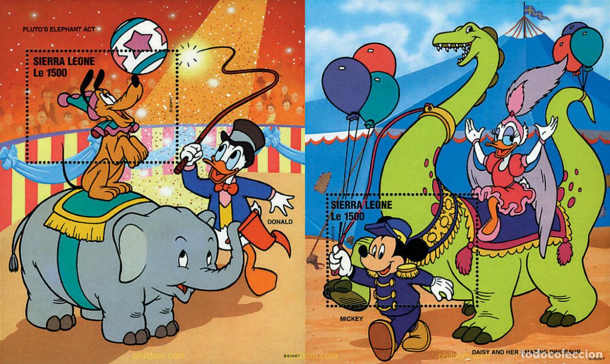 Timbres: 55125 MNH SIERRA LEONA 1996 EL CIRCO DE MICKEY