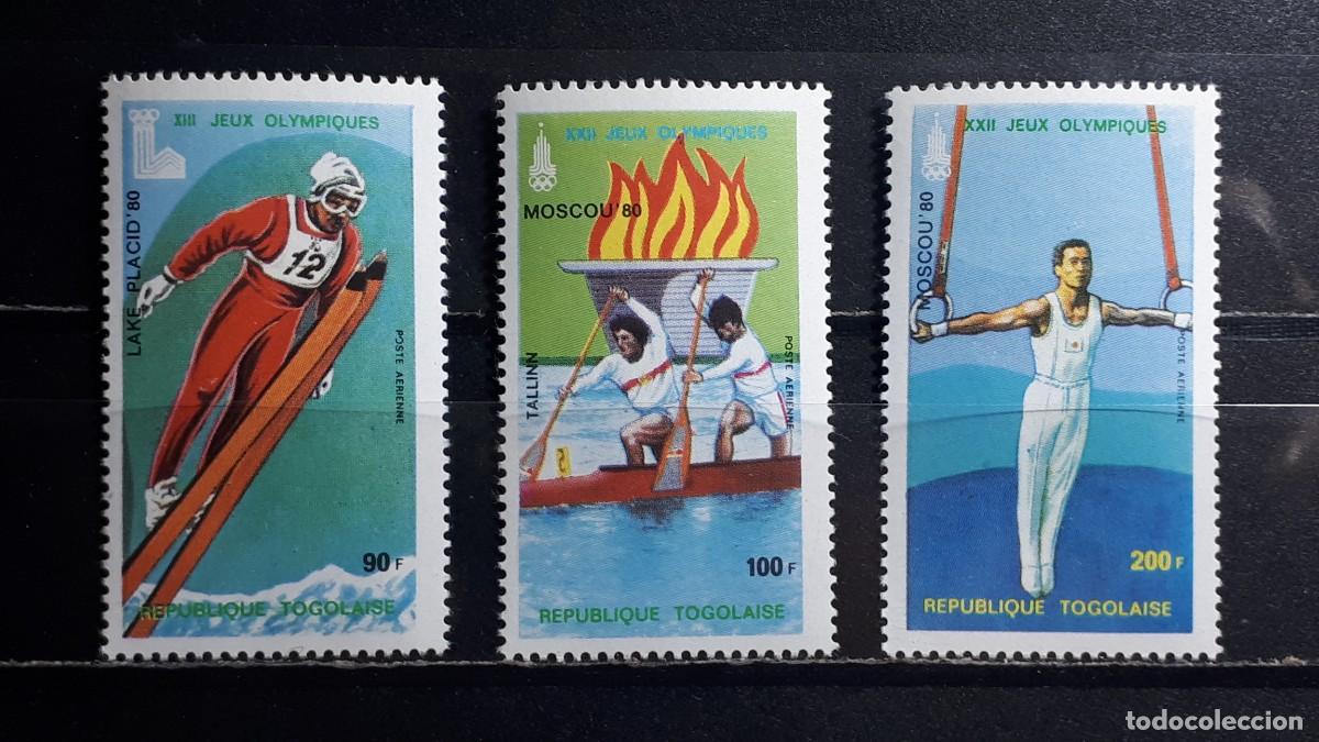 Timbres: TOGO. A&Ntilde;O 1979. **. YVERT A&eacute;reo 406/8