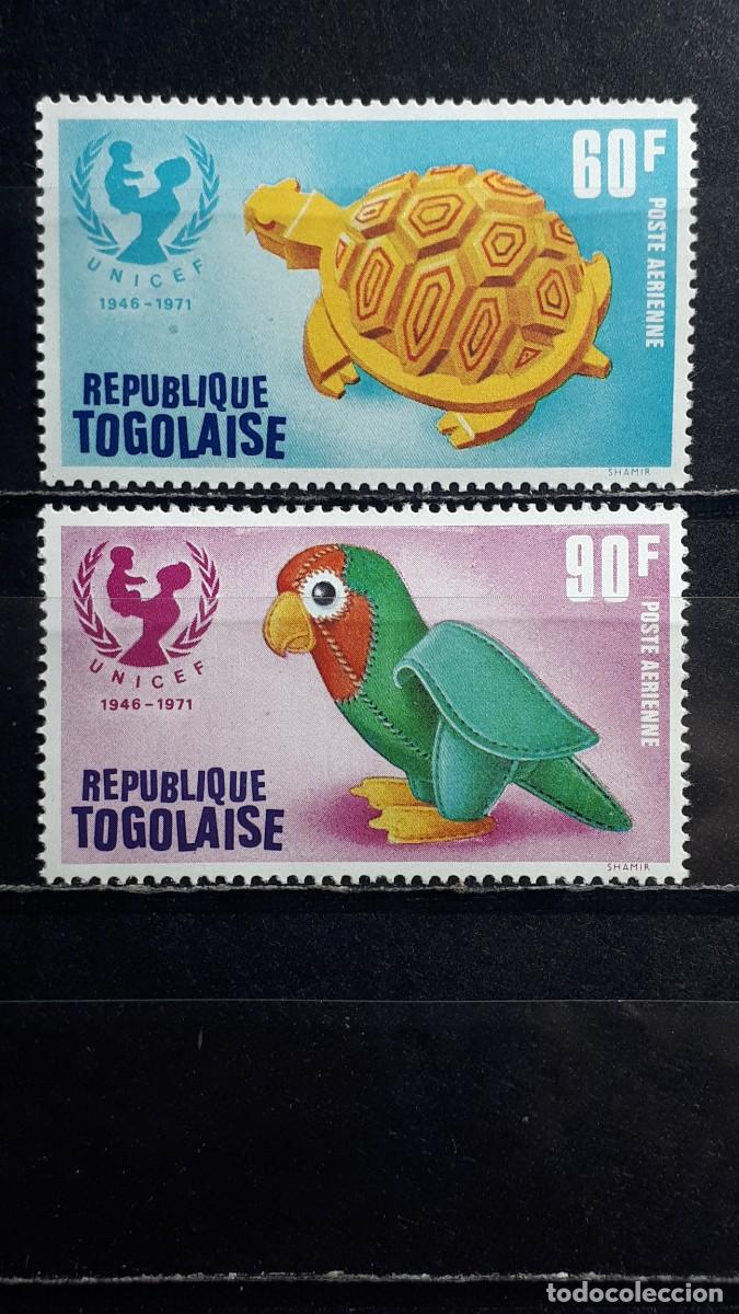 Stamps: TOGO. A&Ntilde;O 1971 **. YVERT A&eacute;reo 168/9.
