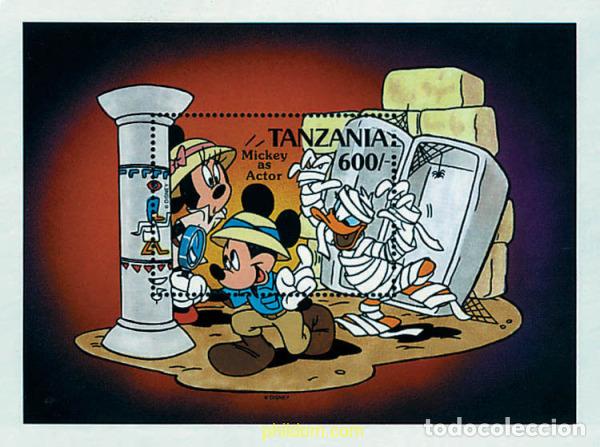 Stamps: 365254 MNH TANZANIA 1991 MICKEY MOUSE ACTOR