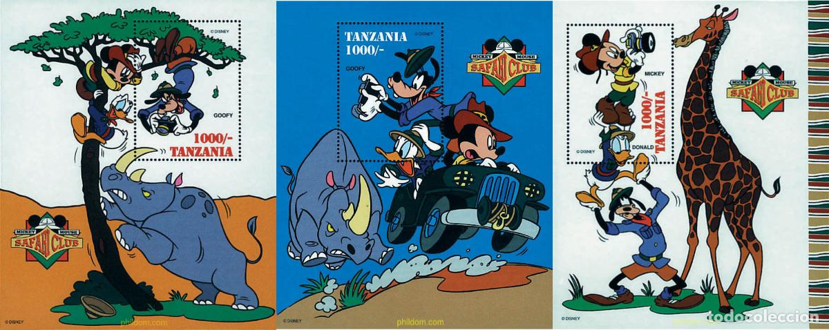 Stamps: 49134 MNH TANZANIA 1994 SAFARI CLUB