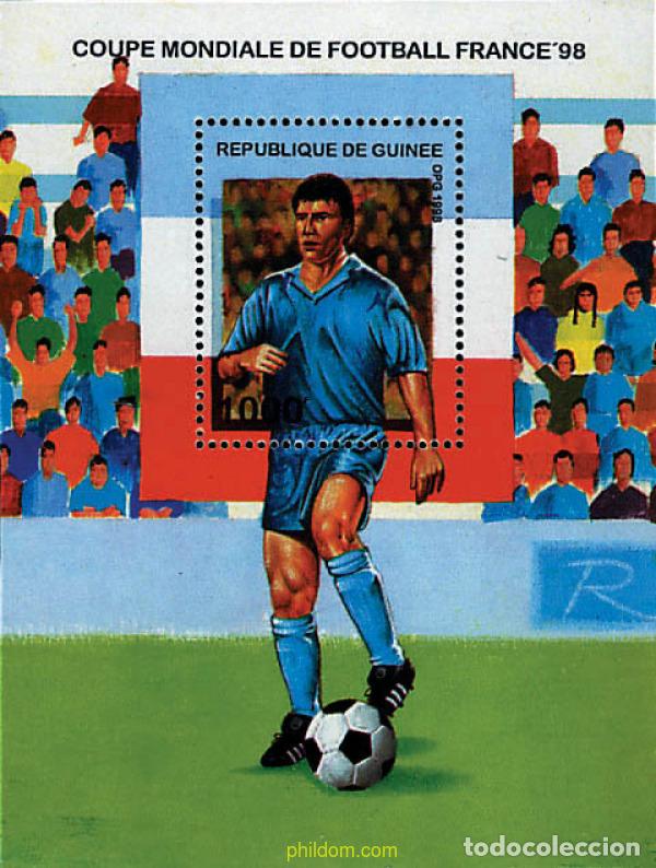 Timbres: 74382 MNH GUINEA 1998 COPA DEL MUNDO DE FUTBOL. FRANCIA-98
