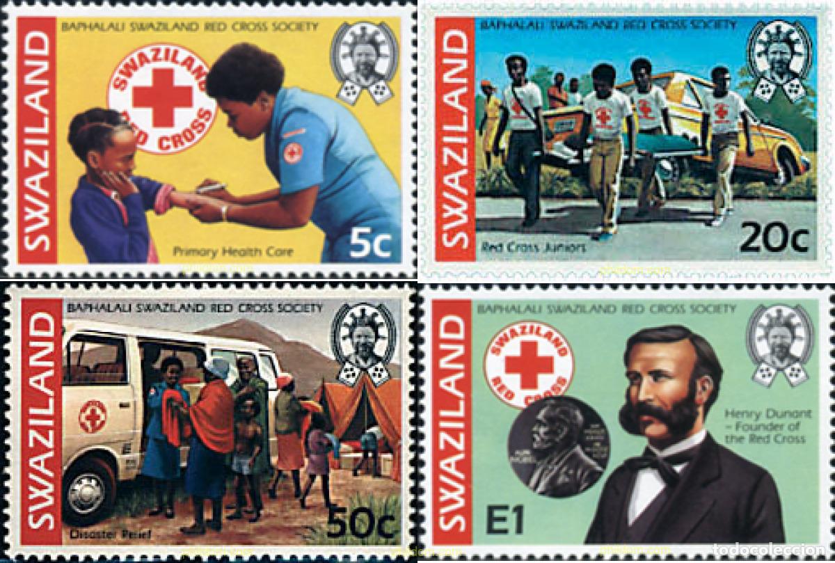 Timbres: 45915 MNH SWAZILANDIA 1982 50 ANIVERSARIO DE LA CRUZ ROJA