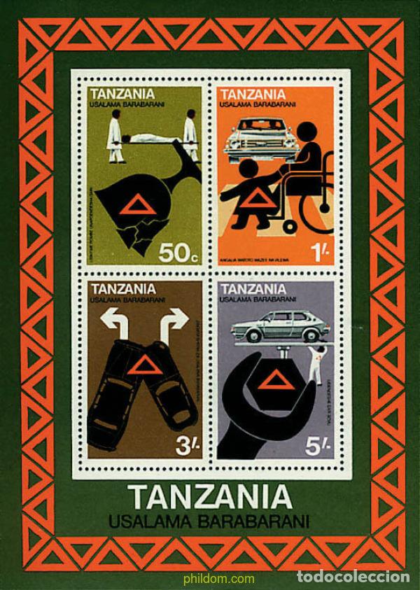 Stamps: 41285 MNH TANZANIA 1978 SEGURIDAD VIAL