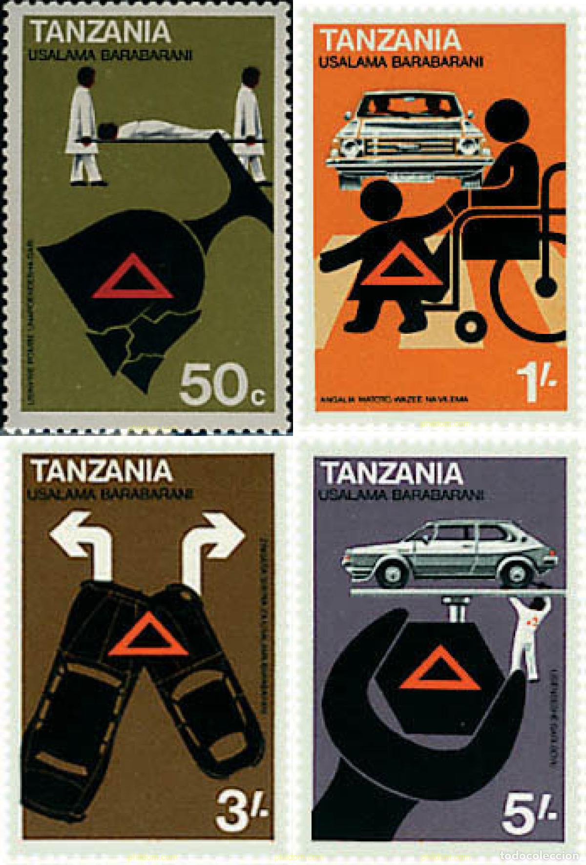Stamps: 41283 MNH TANZANIA 1978 SEGURIDAD VIAL