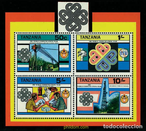 Briefmarken: 45102 MNH TANZANIA 1983 A&Ntilde;O MUNDIAL DE LAS TELECOMUNICACIONES
