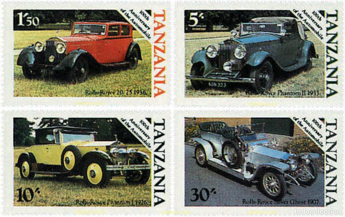 Stamps: 49841 MNH TANZANIA 1986 CENTENARIO DEL AUTOMOVIL
