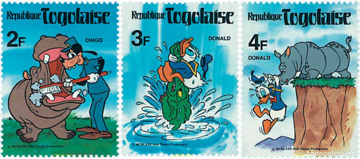 Stamps: 598059 MNH TOGO 1980 PERSONAJES DE DISNEY