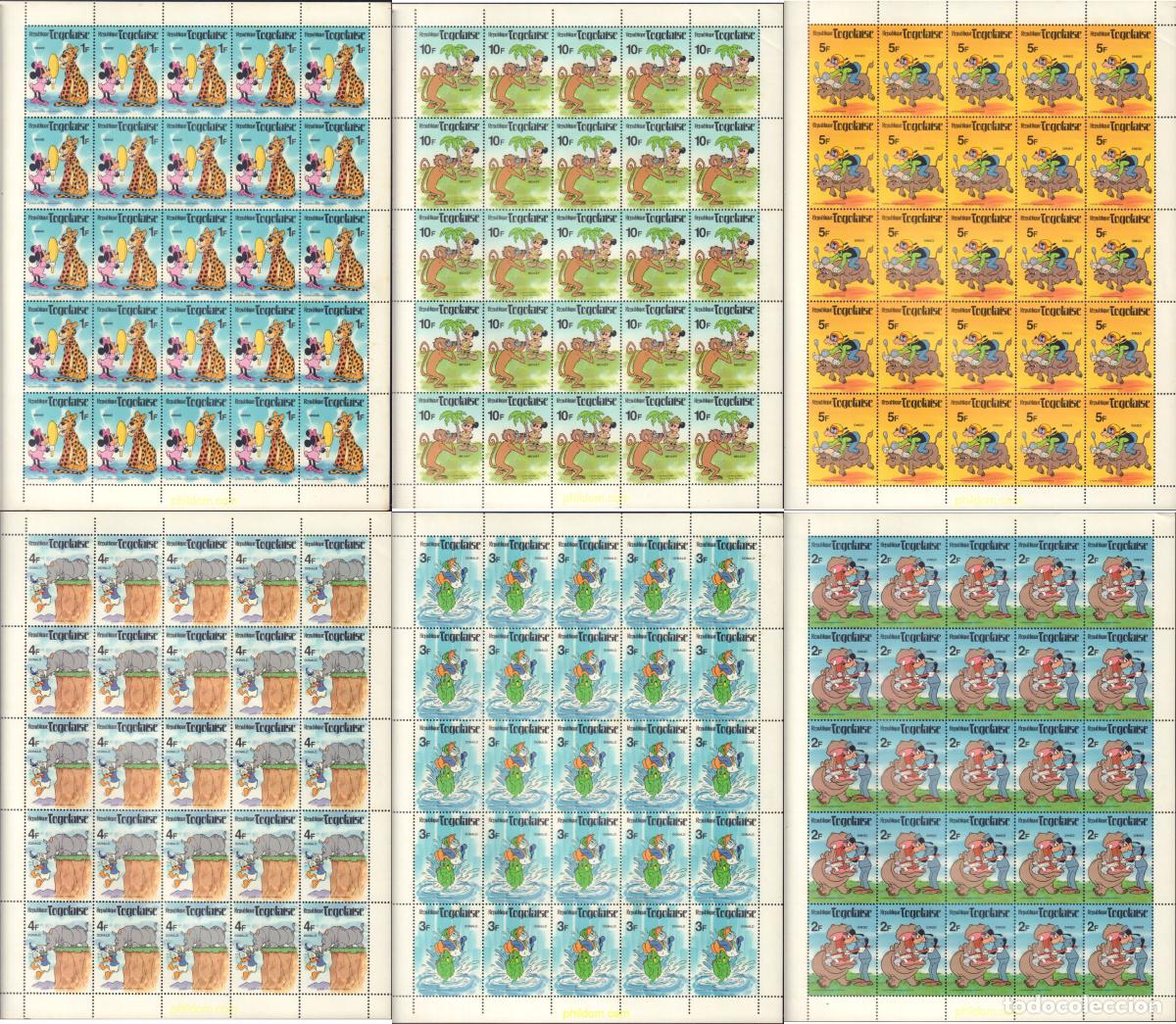 Stamps: 598532 MNH TOGO 1980 PERSONAJES DE DISNEY