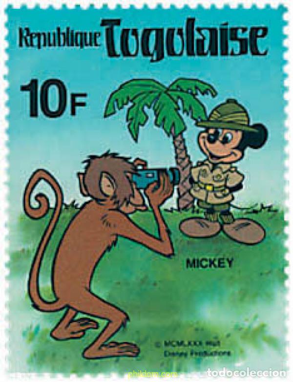 Sellos: 679128 MNH TOGO 1980 PERSONAJES DE DISNEY
