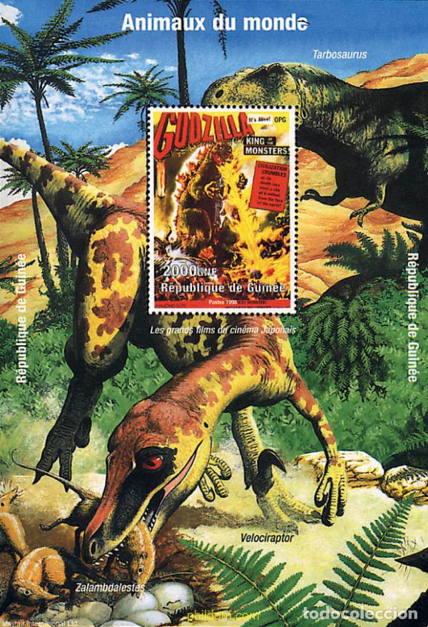 Sellos: 74396 MNH GUINEA 1998 GRANDES PELICULAS DEL CINE JAPONES &rdquo;GODZILLA&rdquo;