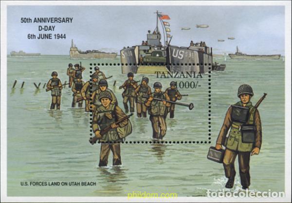 Sellos: 365313 MNH TANZANIA 1994 50 ANIVERSARIO DEL DESEMBARCO DE NORMANDIA