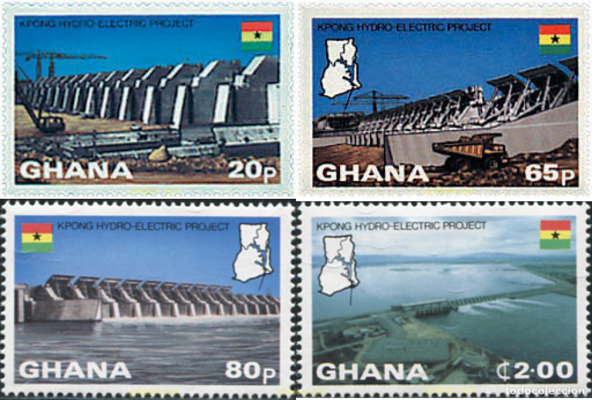 Sellos: 41482 MNH GHANA 1982 PROYECTO HIDROLOGICO DE KPONG