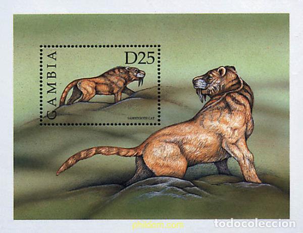 Sellos: 317066 MNH GAMBIA 1999 FAUNA PREHISTORICA