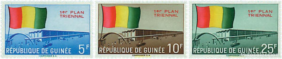 Sellos: 41578 MNH GUINEA 1961 PRIMER PLAN QUINQUENAL