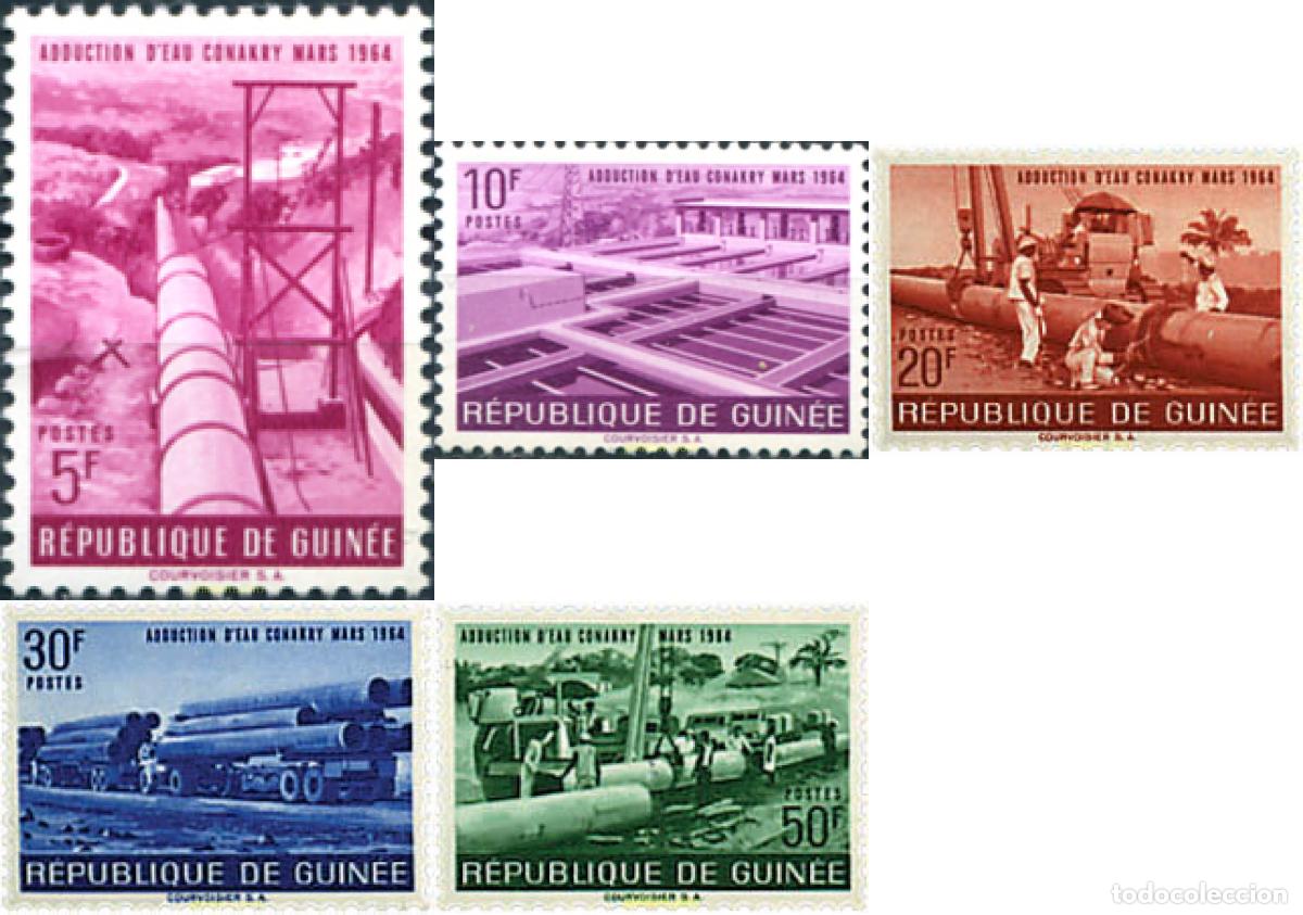 Sellos: 41579 MNH GUINEA 1964 CONDUCCION DE AGUA A CONAKRY