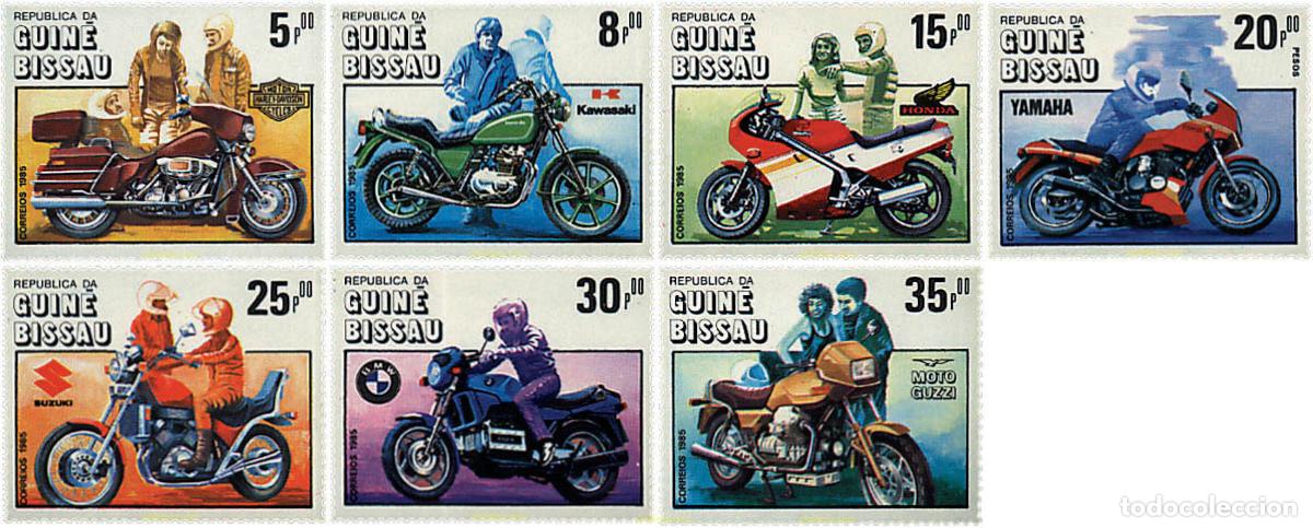 Sellos: 41615 MNH GUINEA BISSAU 1985 CENTENARIO DE LA MOTOCICLETA
